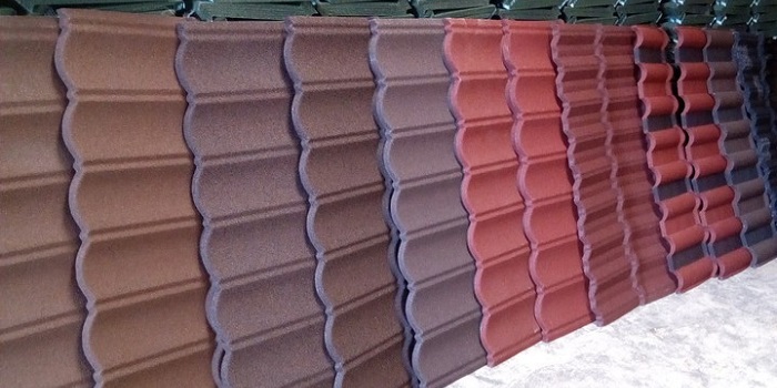 Stone coated Types of Roofing Sheets