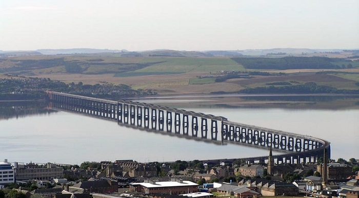 Tay Rail Bridge - longest bridges in the UK